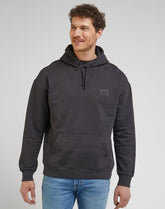 Męska Bluza Lee Core Loose Hoodie Washed Black 112341677 L84w017013